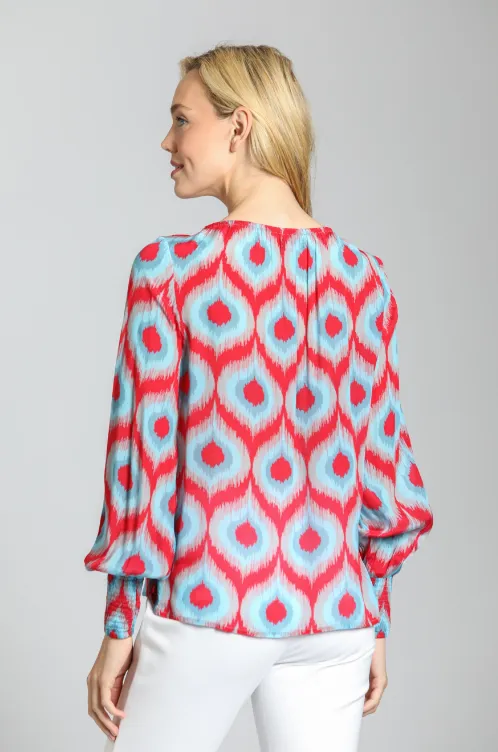 T18P/B-757D/NC - Pullover w/ Smocked Cuff